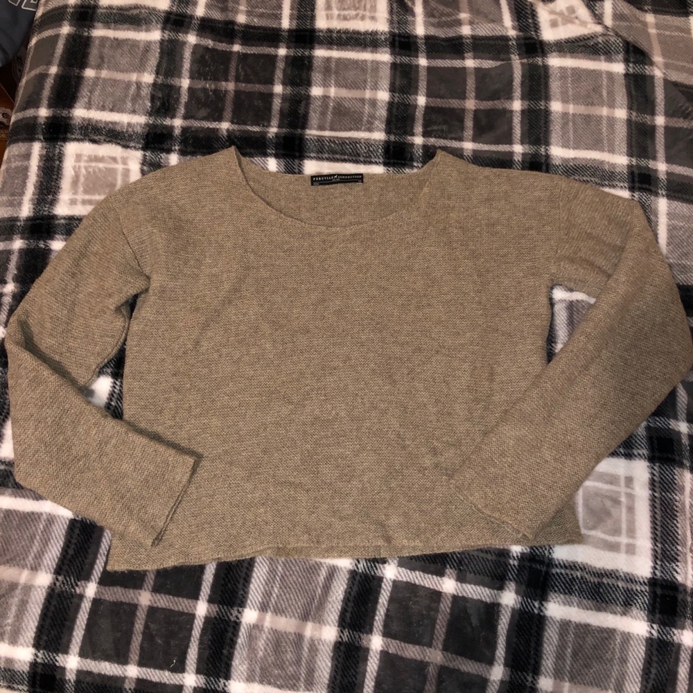 Peruvian Connection cropped sweater
